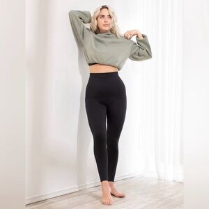 Shapermint Essentials Women’s Black High-Waisted Shaping Leggings Shapewear, 2XL